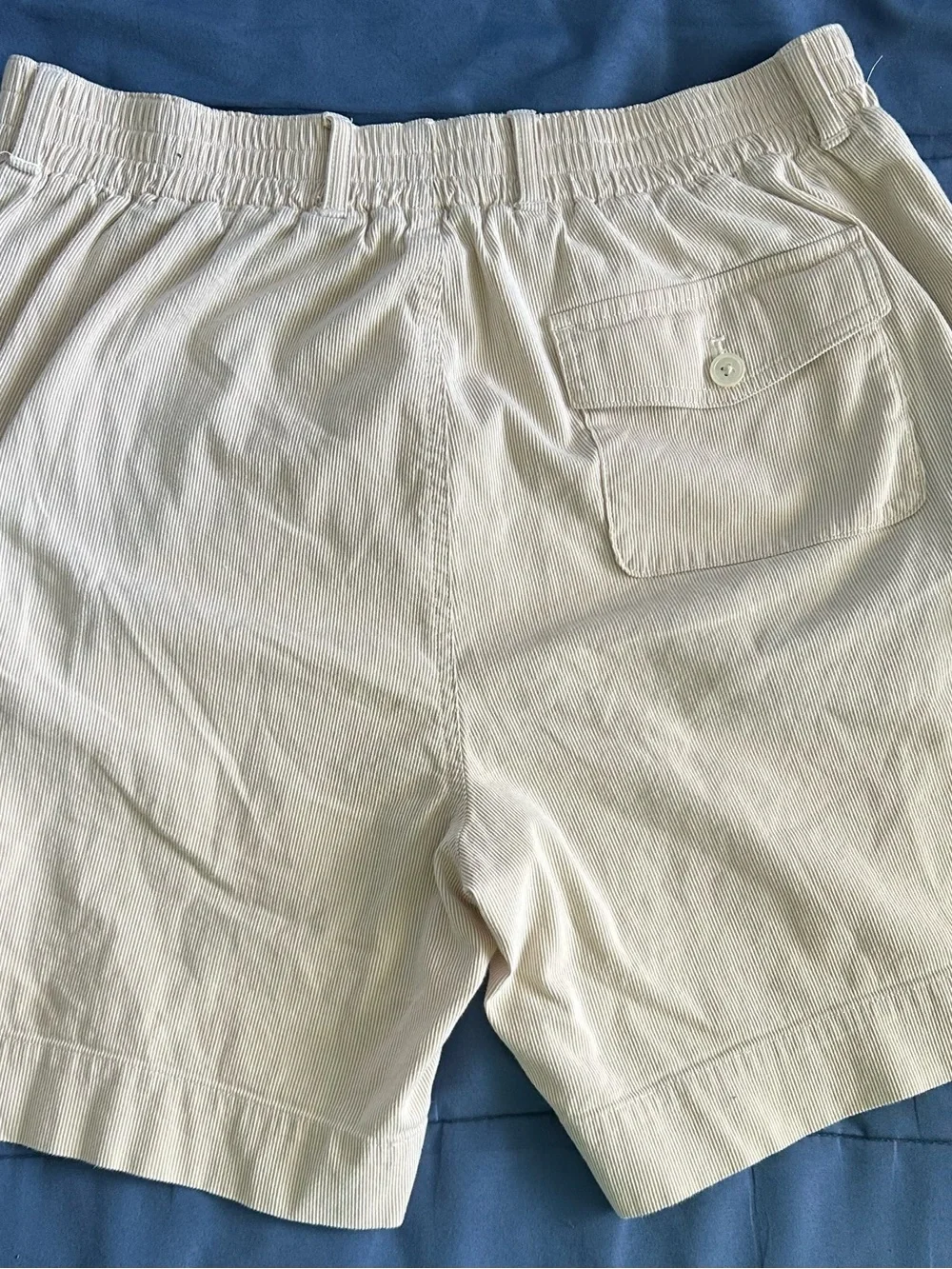 Brooks Brothers Beige Seersucker Bermuda Shorts Size 32